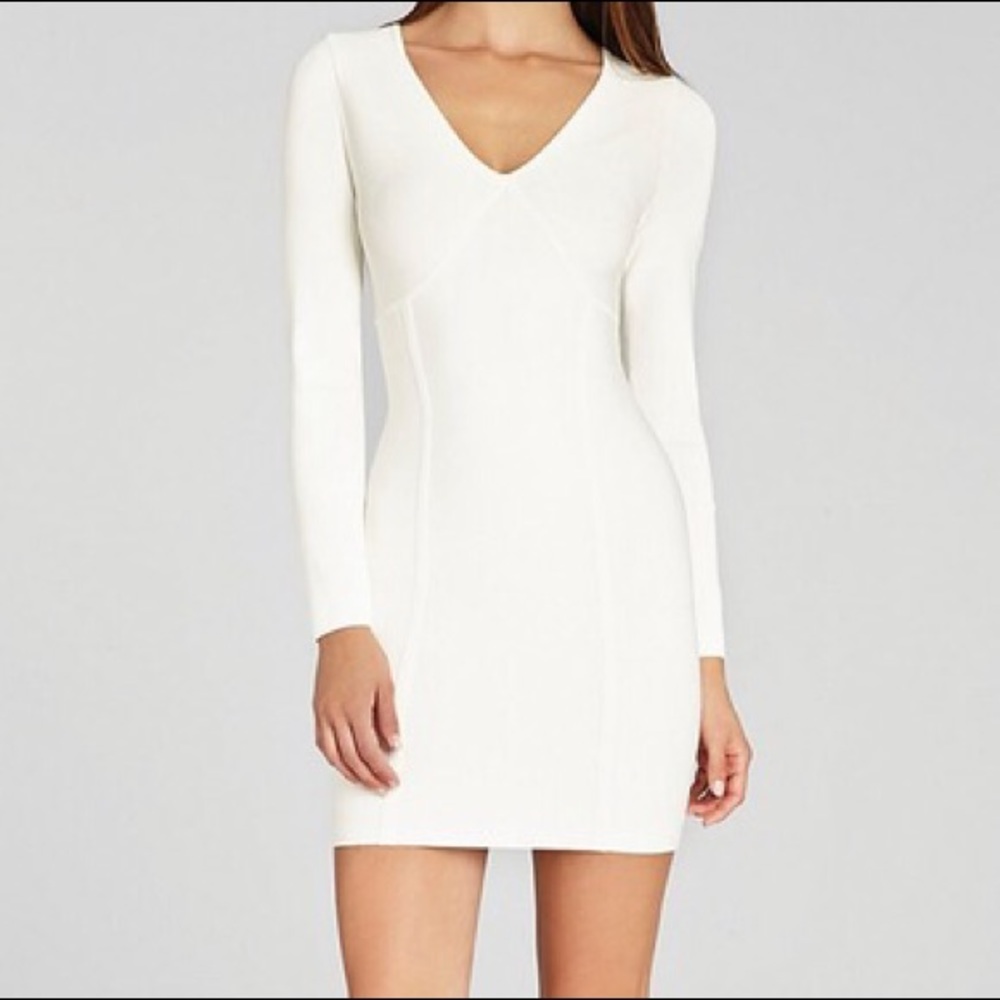 BCBG White Long Sleeve
